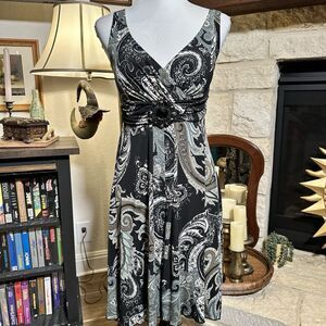 En Focus Studio Y2K Babydoll Dress  Women Size 10 Black Whimsigoth Witchy